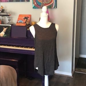 Old Navy Dark Grey sparkle tank